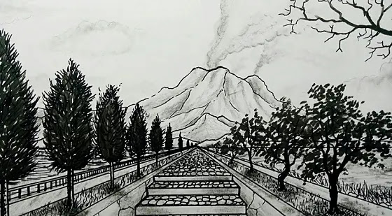 Gambar Perspektif Gunung Gambar Perspektif Gunung